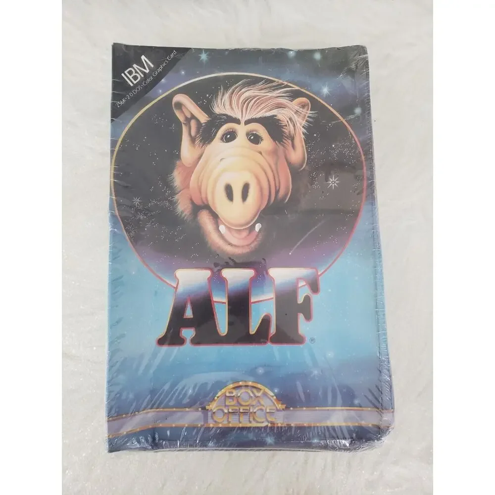Vintage 1987 Alien Productions ALF Big Box Office IBM Computer‎ Game 5.25